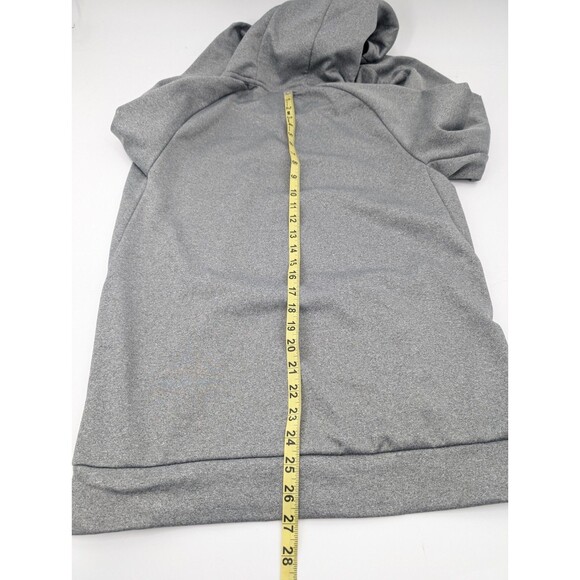 Nike Therma Fit Performance Gray Neon Yellow Sweatshirt Hoodie Size Small - Picture 6 of 9